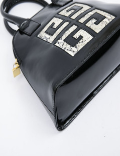 Mini sac GIVENCHY verni noir 