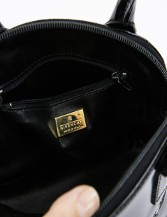 Mini sac GIVENCHY verni noir 