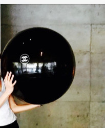 Ballon GM CHANEL noir