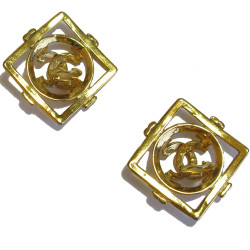 Boucles d'oreille clips CHANEL Vintage