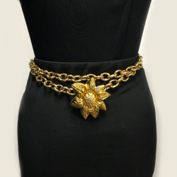 Ceinture LANVIN en métal doré