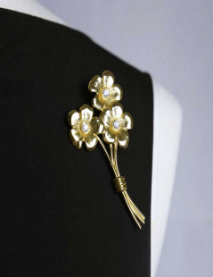 Broche YSL SAINT LAURENT Vintage