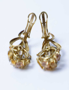 Boucles d'oreilles Clips années 30 sans marque 