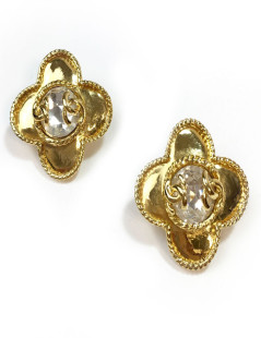 Boucles d'oreilles clips CHANEL vintage