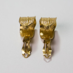 Boucles d'oreille clips YSL SAINT LAURENT Vintage