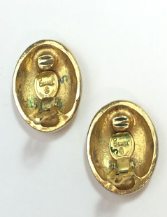 Boucles d'oreille clips CHANEL Vintage