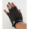 Mittens CHANEL in black calfskin T.7