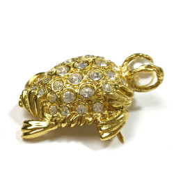 Broche Tortue pendentif YSL SAINT LAURENT