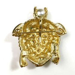 Broche Tortue pendentif YSL SAINT LAURENT