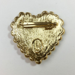 Broche coeur YSL SAINT LAURENT  