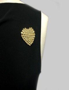 Broche coeur YSL SAINT LAURENT  