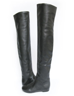 GIUSEPPE ZANOTTI boots T 38.5 black leather