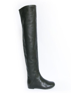 GIUSEPPE ZANOTTI boots T 38.5 black leather