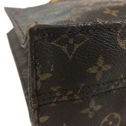 Sac "Plat" LOUIS VUITTON en toile monogram marron