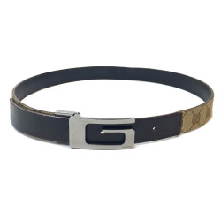 Ceinture GUCCI T    toile mongram et cuir