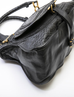 Sac "Marcie" CHLOE en python noir