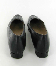 Ballerines CHANEL en cuir noir T 36