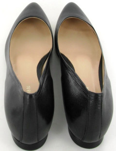 Ballerines CERRUTI 1881 en cuir lisse noir T39