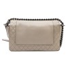 CHANEL boy bag in beige leather