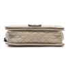 CHANEL boy bag in beige leather