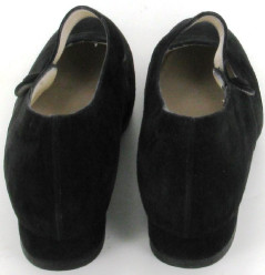 Ballerines CHANEL en daim noir T 36