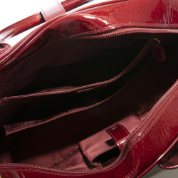 Sac DIOR cuir verni rouge