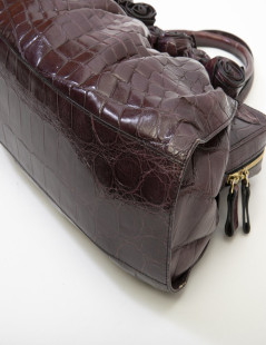 Sac VALENTINO GARAVANI en alligator violet