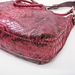 Sac GUCCI en python rouge