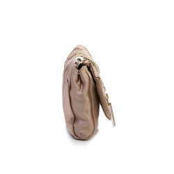 Sac CHRISTIAN LOUBOUTIN en satin duchesse beige rosé