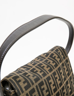 FENDI bag in brown monogram canvas