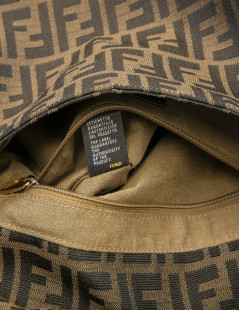 FENDI bag in brown monogram canvas