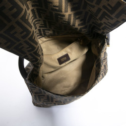 FENDI bag in brown monogram canvas