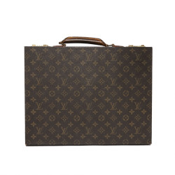 Attaché case LOUIS VUITTON toile mongram Vintage