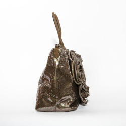 VALENTINO tote bag in brown sequins 