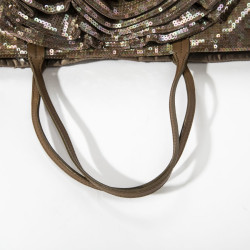 VALENTINO tote bag in brown sequins 