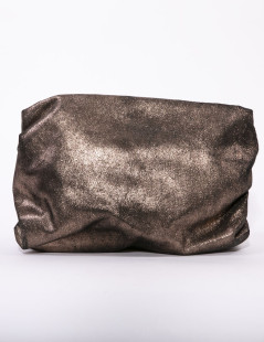 MARTIN MARGIELA golden brown clutch