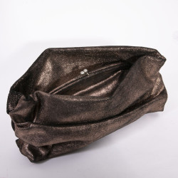 MARTIN MARGIELA golden brown clutch