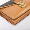 LOUIS VUITTON vintage double clutch bag in brown monogram canvas - VALOIS  VINTAGE PARIS