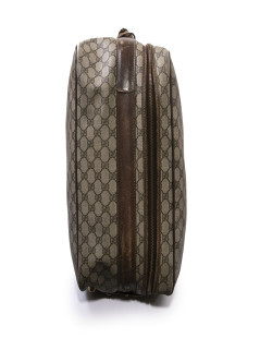 Valise souple GUCCI  toile enduite monogram Vintage