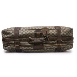 Valise souple GUCCI  toile enduite monogram Vintage