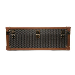 GOYARD Monogram large and rigid travel trunk 