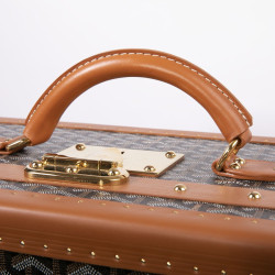 GOYARD Monogram large and rigid travel trunk 