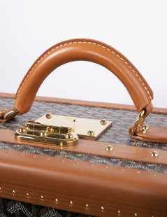 Valise rigide GOYARD toile monogram 