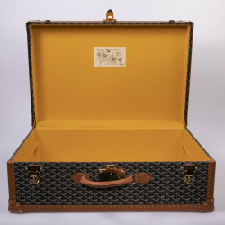 GOYARD Monogram large and rigid travel trunk 