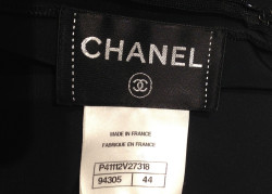 Robe CHANEL noire T 44