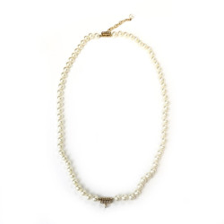 Collier CHANEL double rangs de perles nacrées