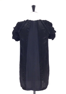 Robe PRADA soie noire T 40