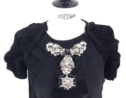 Robe PRADA soie noire T 40