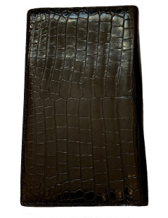 Porte cartes HERMES crocodile porosus 