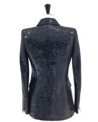 Black sequins T40 CHANEL jacket